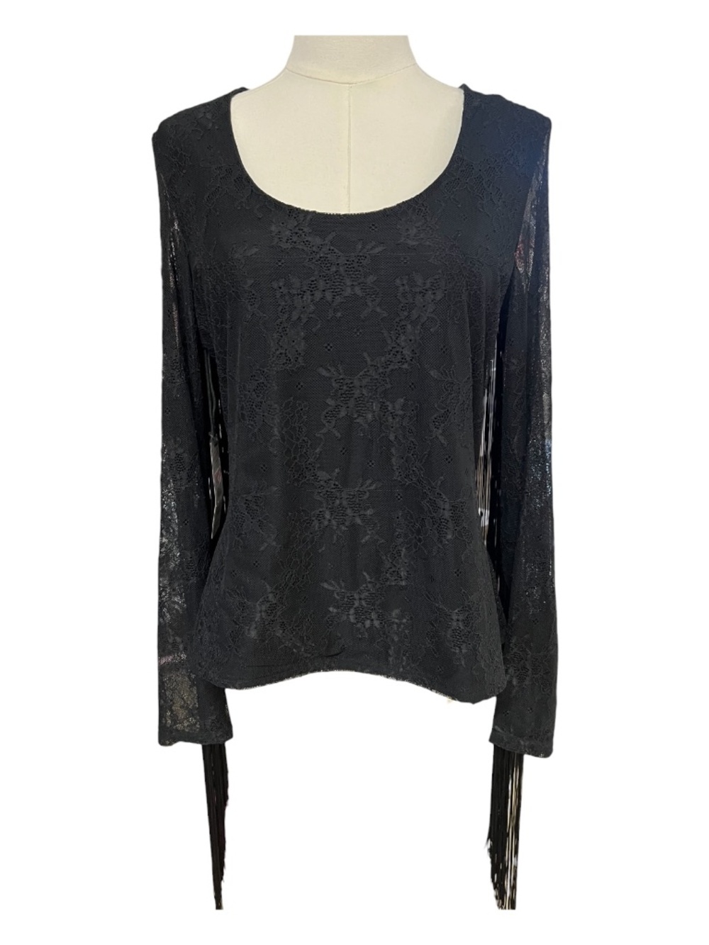 NWT Idyllwind Russello Lace Fringe Western Top | Size M